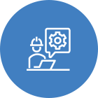 Engineer (programmer) with a service mind directly supports customer contact service